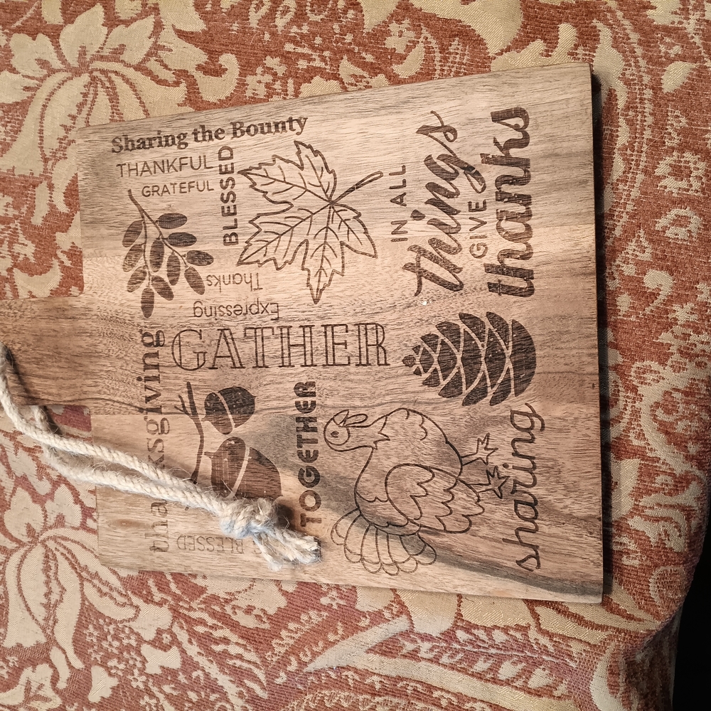 Thanksgiving Themed Wooden Wall Art